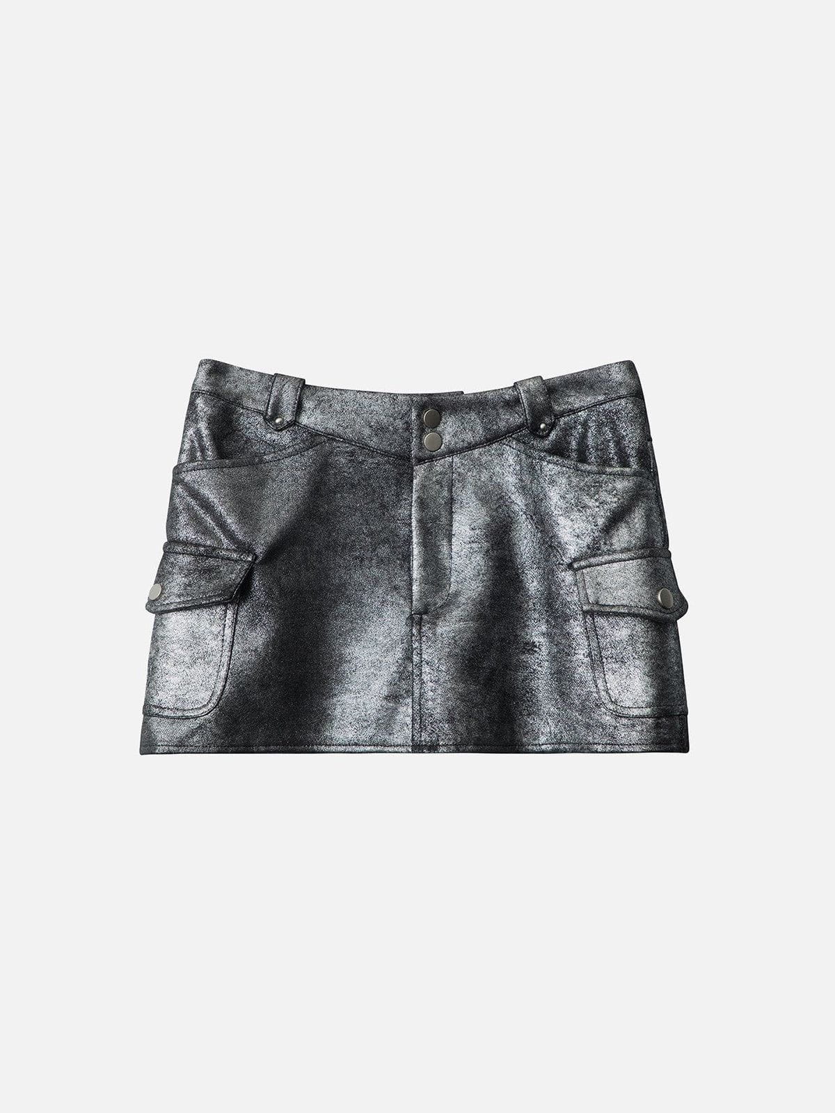 Metal Color Skirt