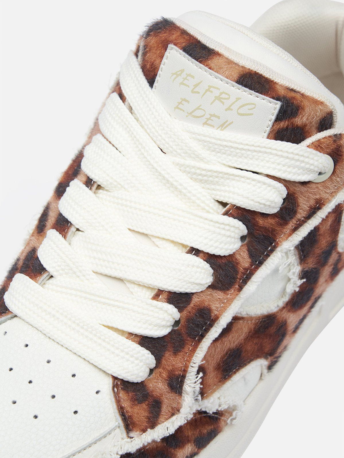 StarryClimb Leopard Print Patchwork Shoes
