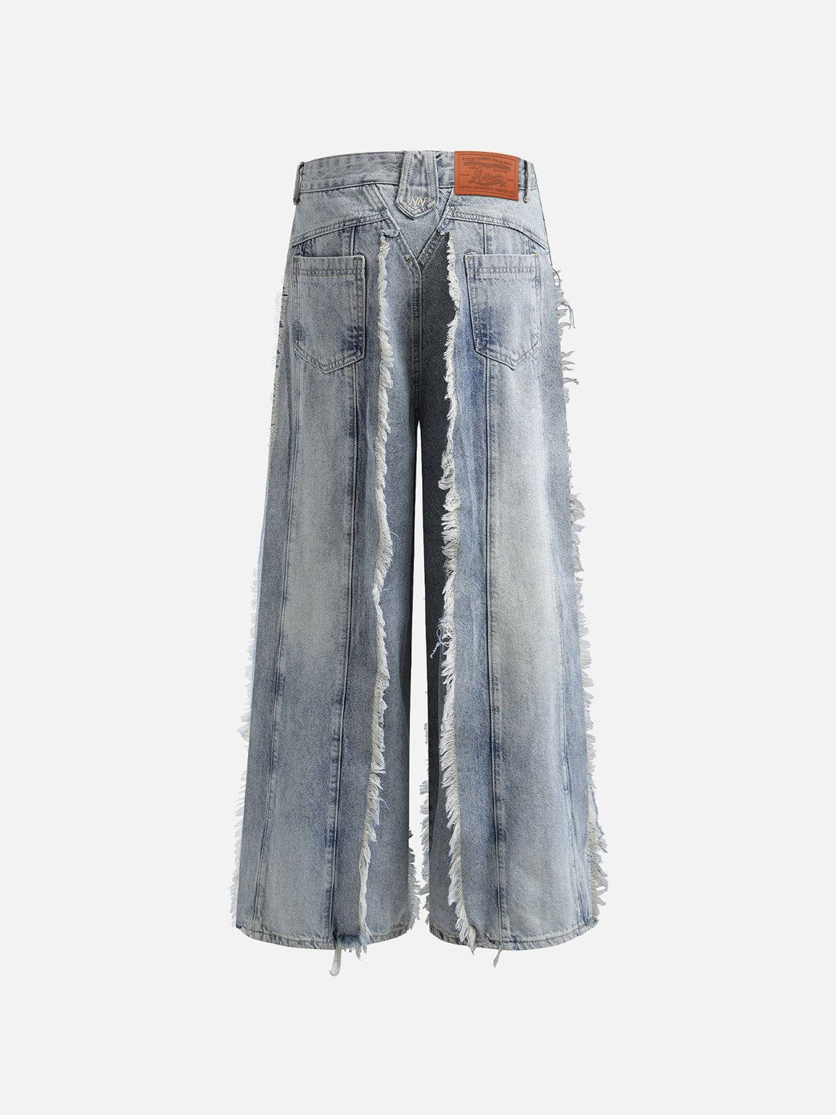 Fringe Baggy Jeans