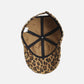 Leopard Print Fringe Washed Cap