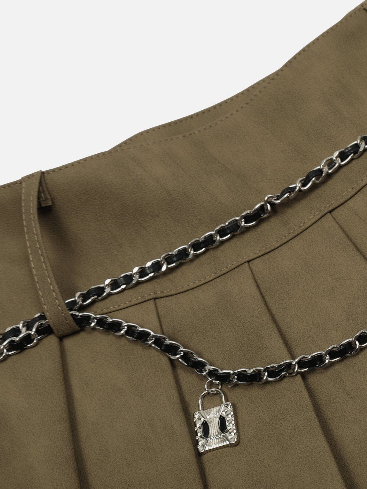 Chain Wrinkle Skirt