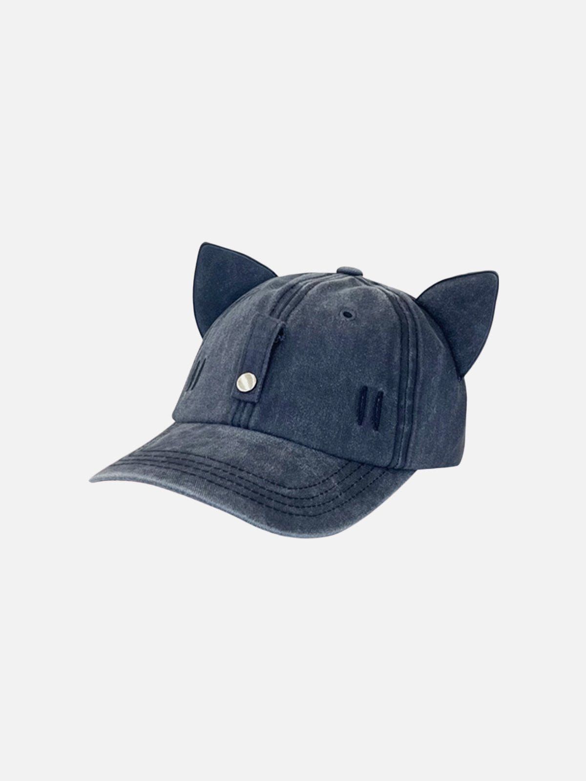 Sunglasses Cat Ear Washed Cap