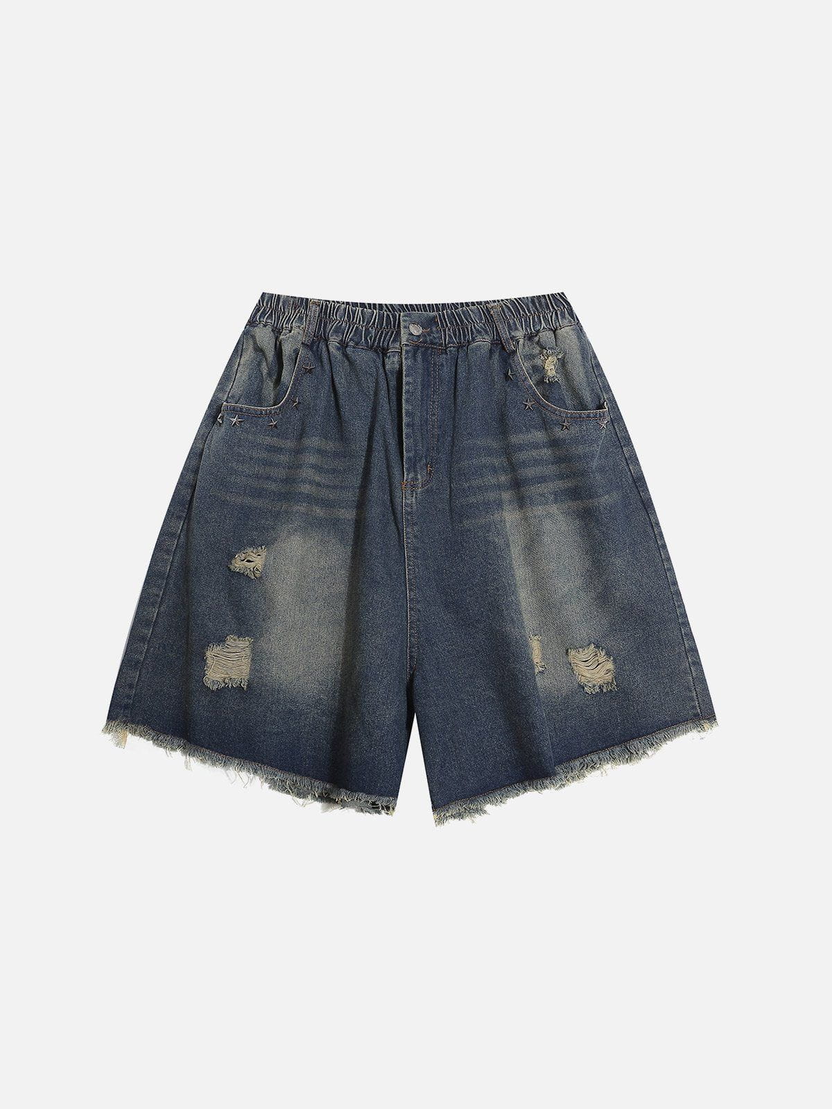Distressed Washed Jorts