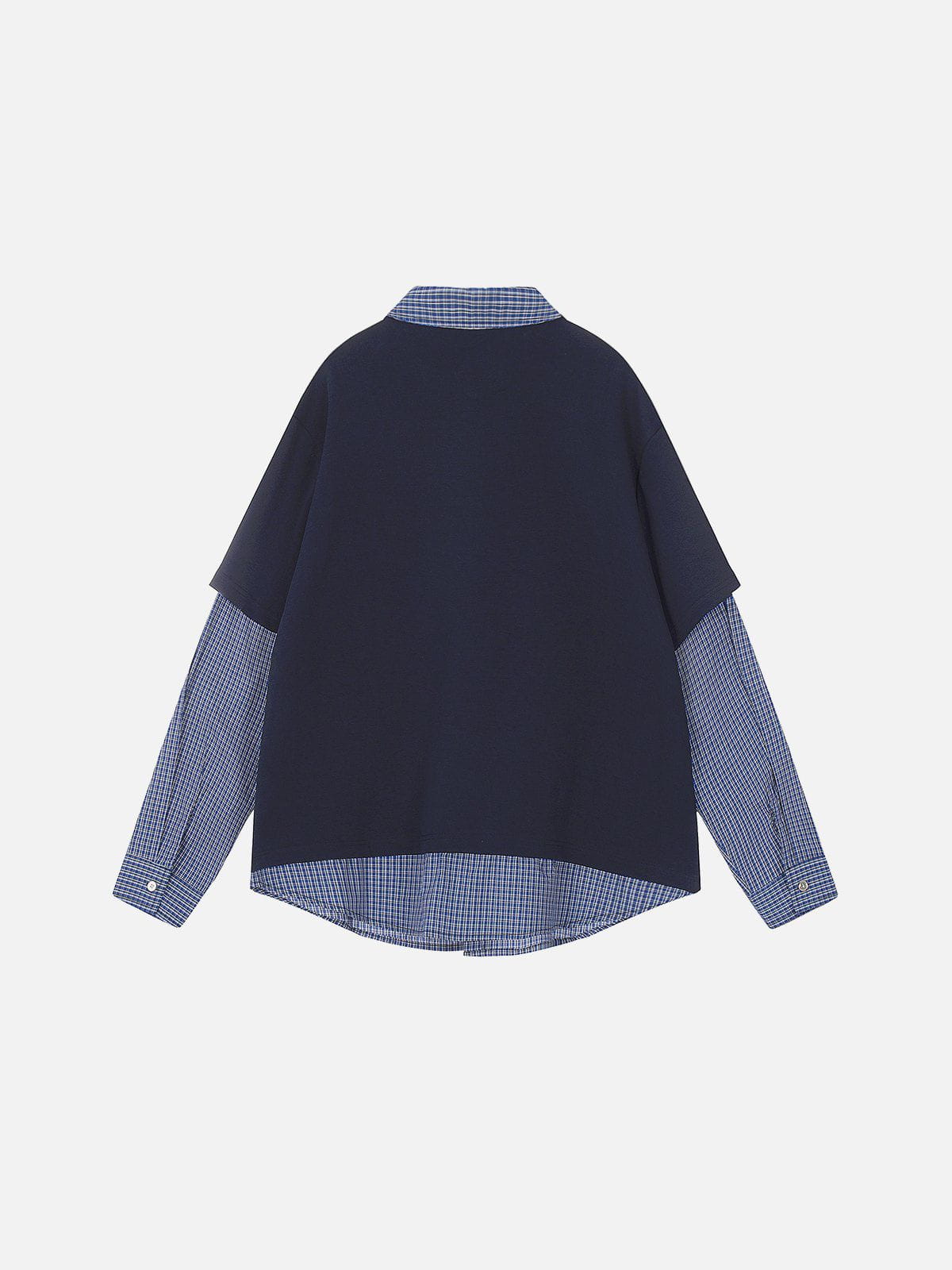Double Layer Polo Long Sleeve Tee