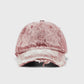 Fringe Washed Denim Cap