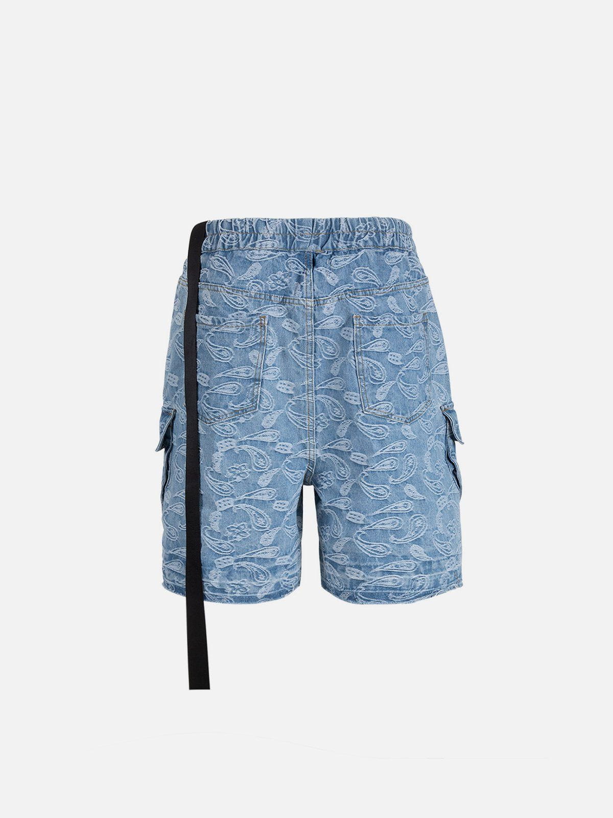 Bandana Jacquard Washed Jorts