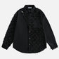 Irregular Tassel Long Sleeve Shirt