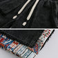 Tribe Culture Pattern Washed Jorts