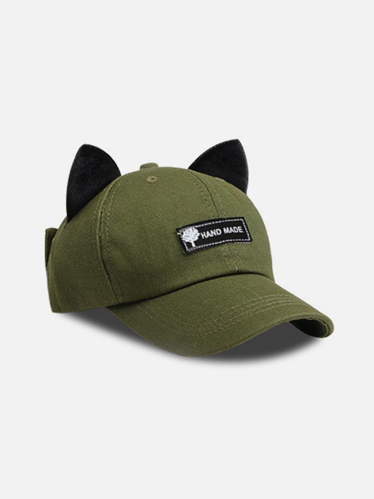 Cat Ears Aviator Glasses Baseball Cap