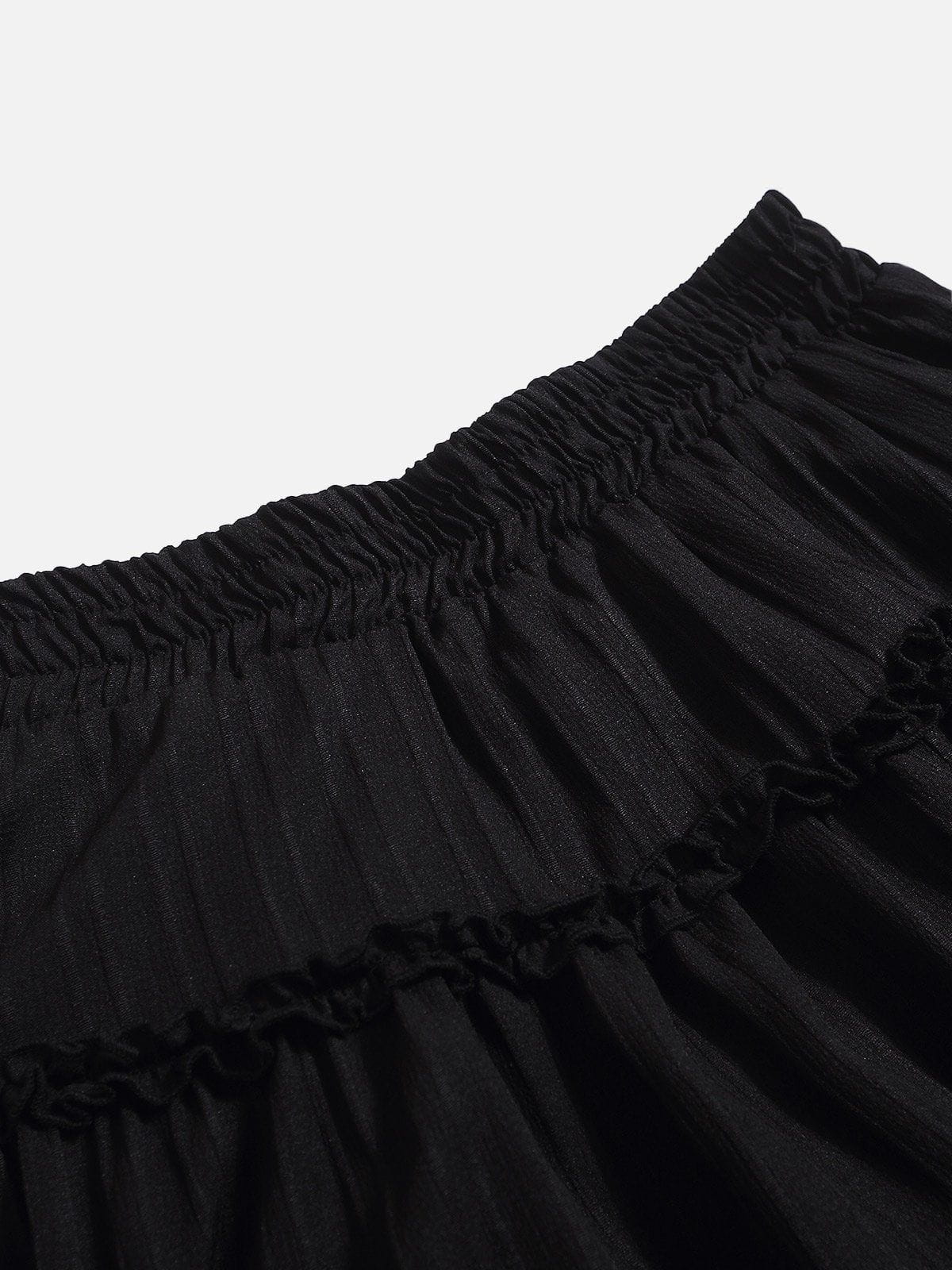 Lace Texture Wrinkle Skirt