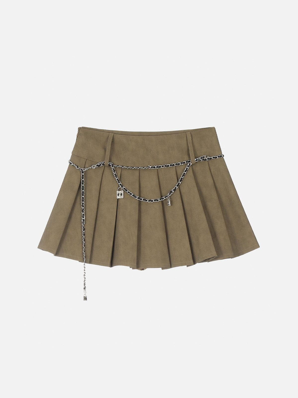 Chain Wrinkle Skirt