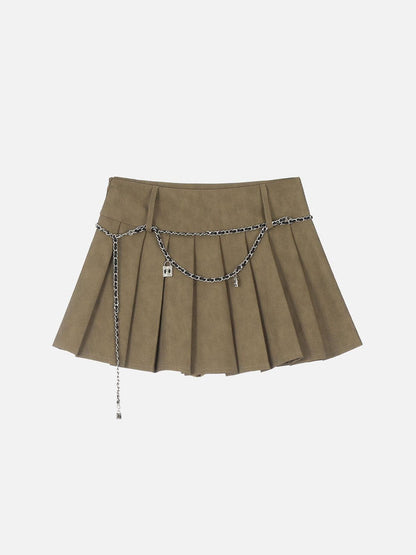 Chain Wrinkle Skirt