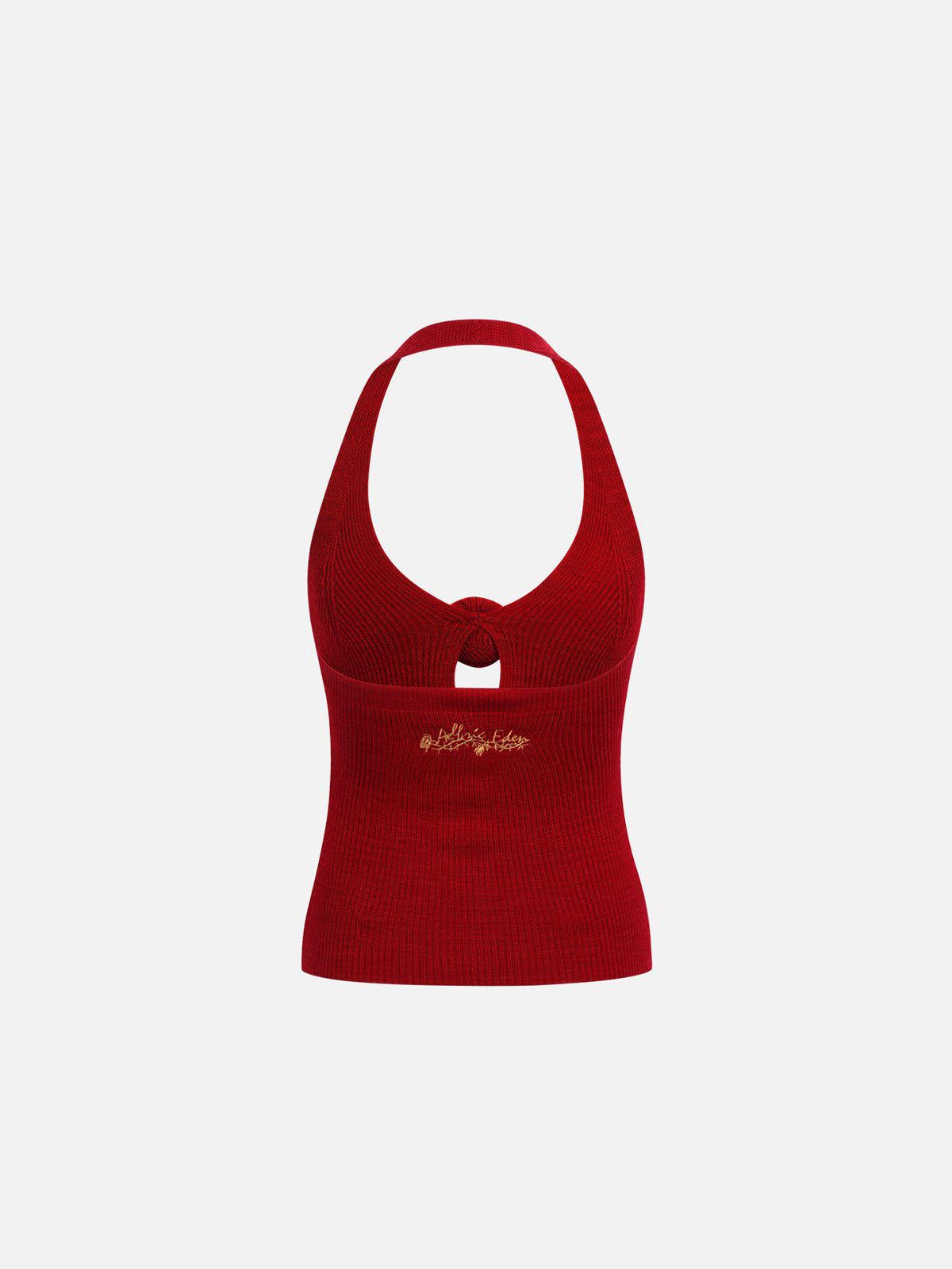 Cut-Out Rose Cami Top