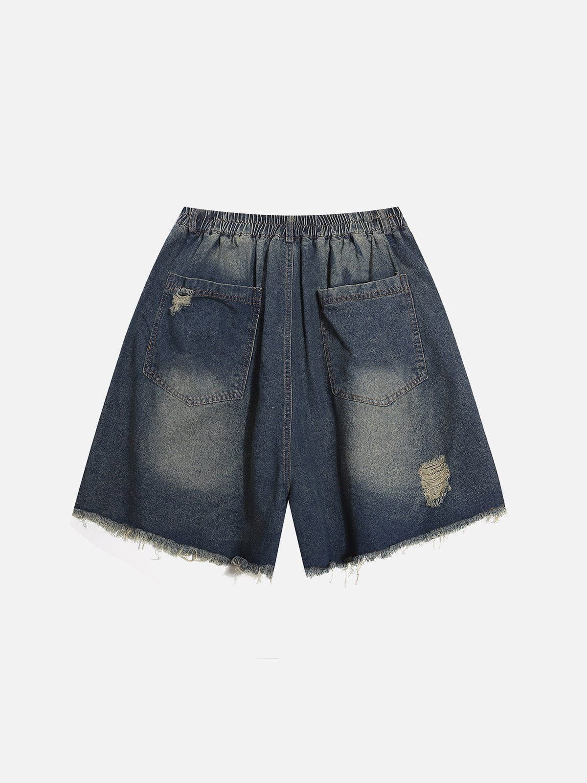 Distressed Washed Jorts