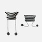 Striped Little Devil Cat Ear Hat
