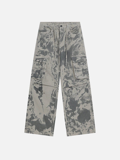 Graffiti Multi Pocket Cargo Pants