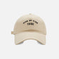 Embroidery Letter Hat