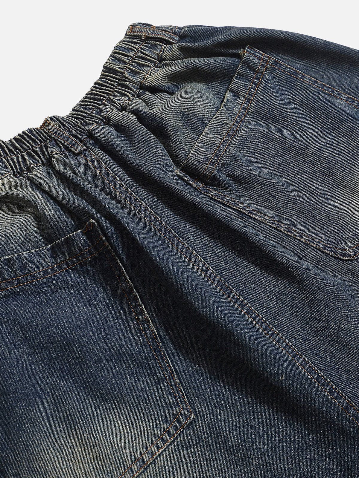 Distressed Washed Jorts