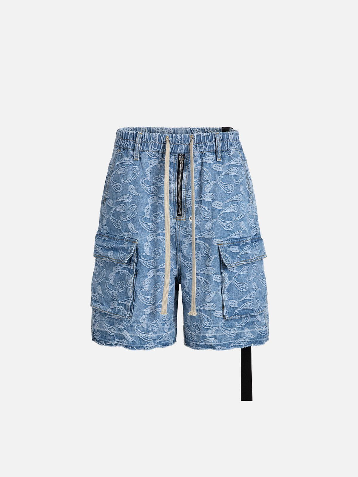 Bandana Jacquard Washed Jorts
