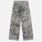 Graffiti Multi Pocket Cargo Pants