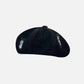 Distressed Denim Beret