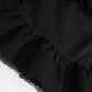 Lace Patchwork Wrinkle Skirt