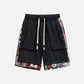 Tribe Culture Pattern Washed Jorts