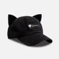 Cat Ears Aviator Glasses Baseball Cap