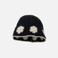 Flower Cut-Out Bucket Hat