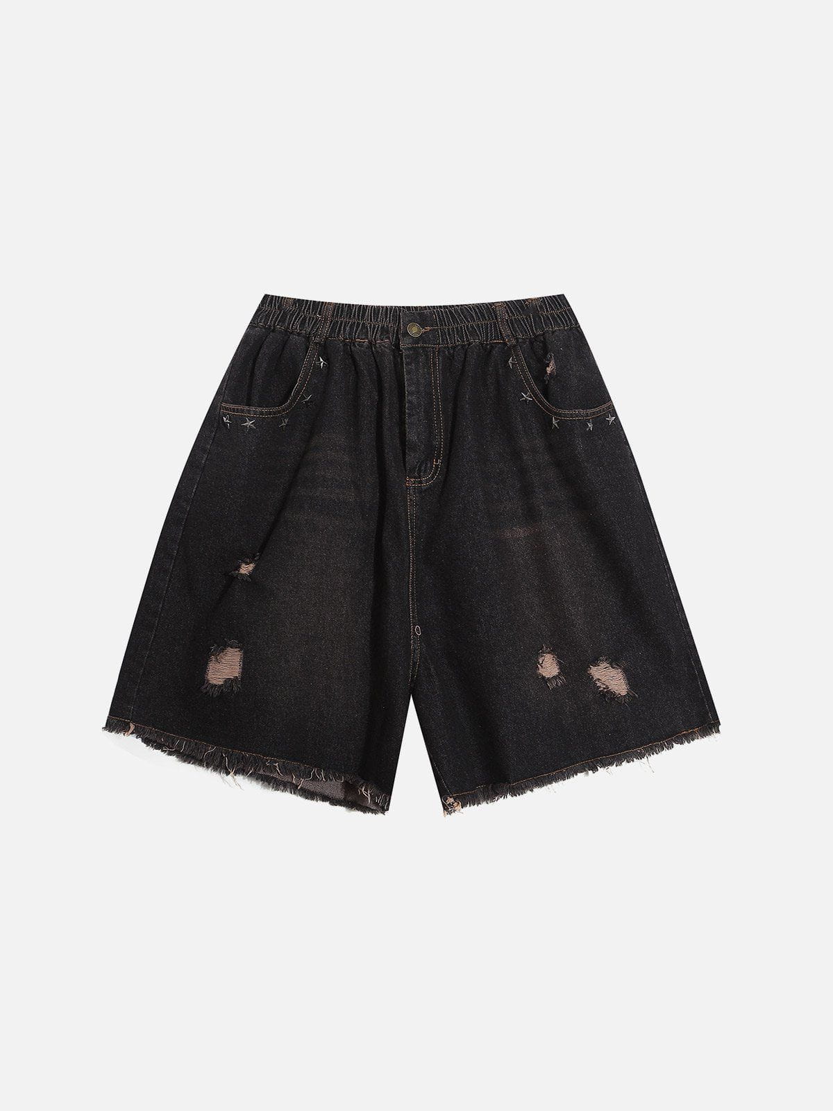 Distressed Washed Jorts