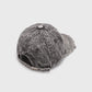 Fringe Washed Denim Cap