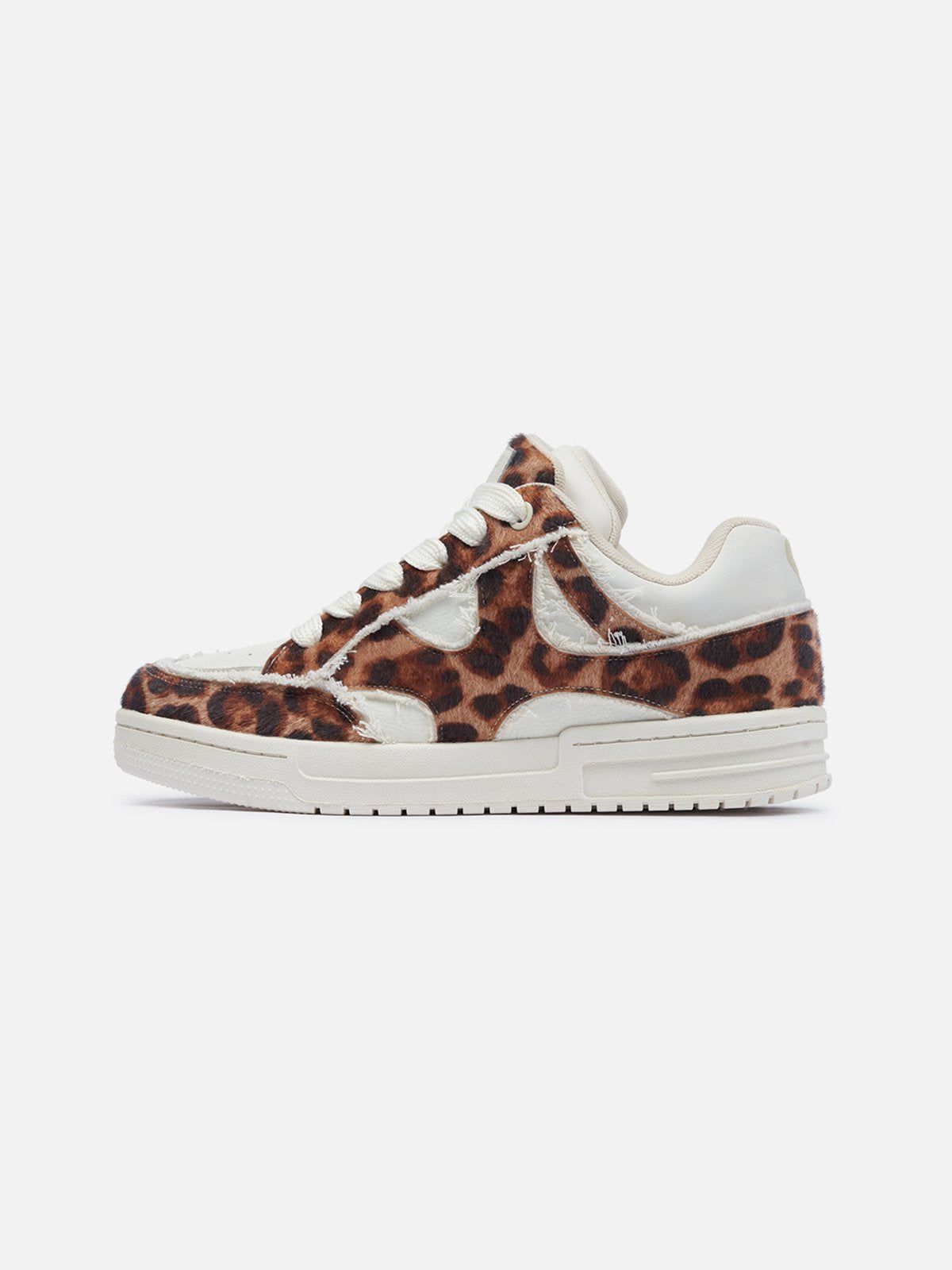 StarryClimb Leopard Print Patchwork Shoes