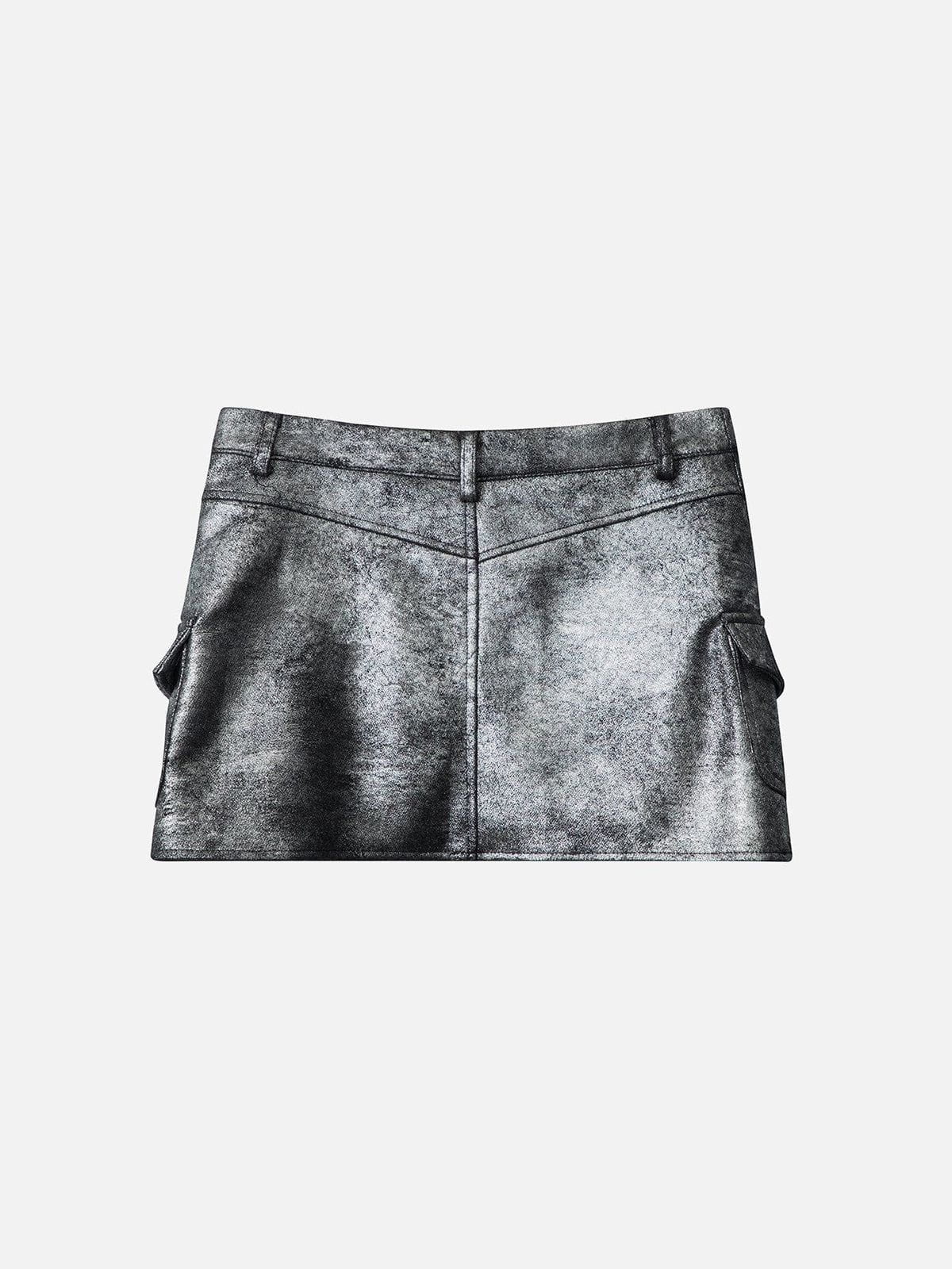 Metal Color Skirt