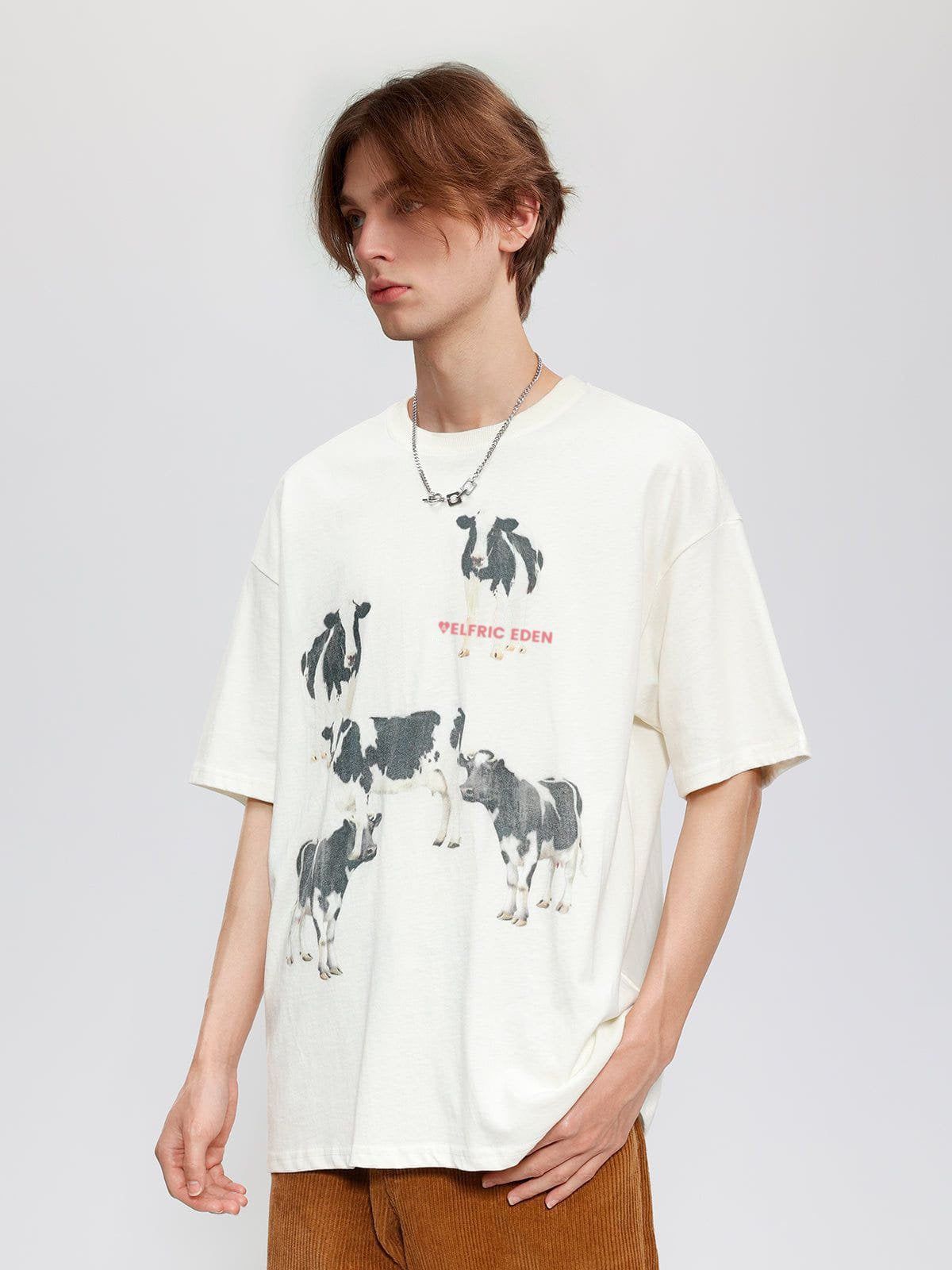 Dairy Cow Print Tee