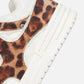 StarryClimb Leopard Print Patchwork Shoes