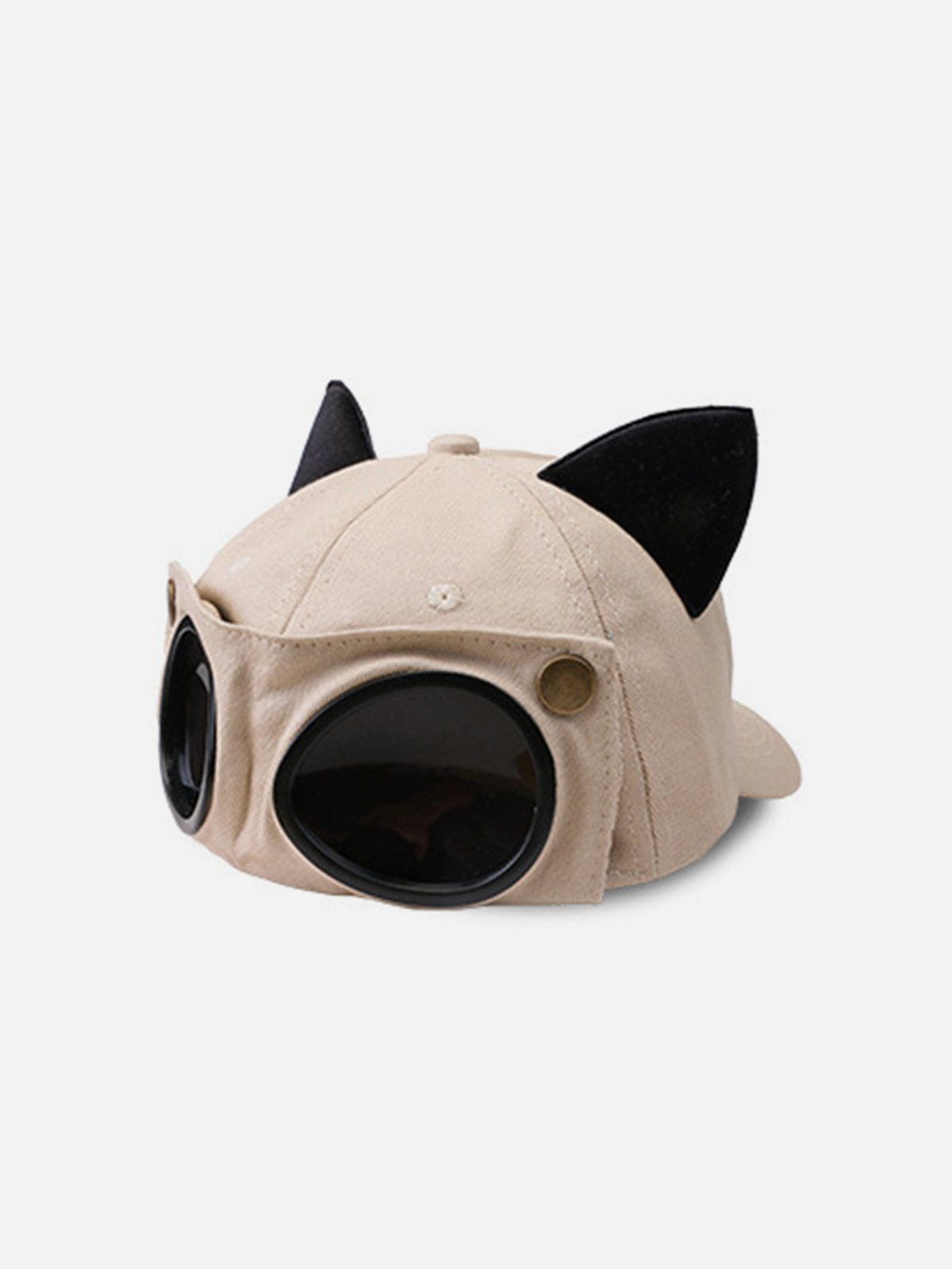 Cat Ears Aviator Glasses Baseball Cap