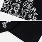Cartoon Line Character Print Tee