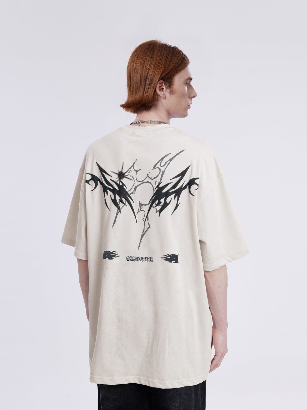 Flame Star Print Tee