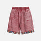 Tribe Culture Pattern Washed Jorts