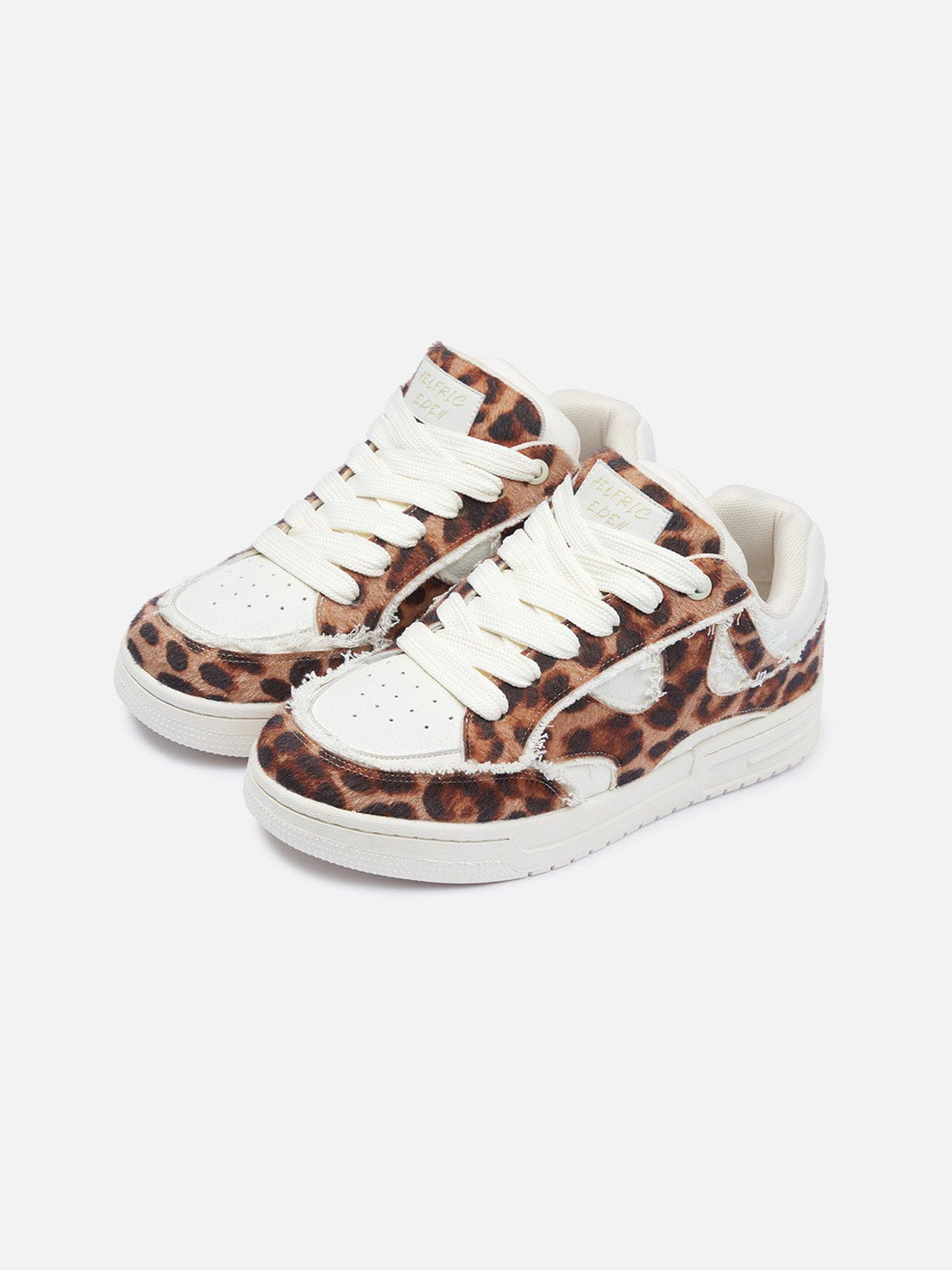 StarryClimb Leopard Print Patchwork Shoes