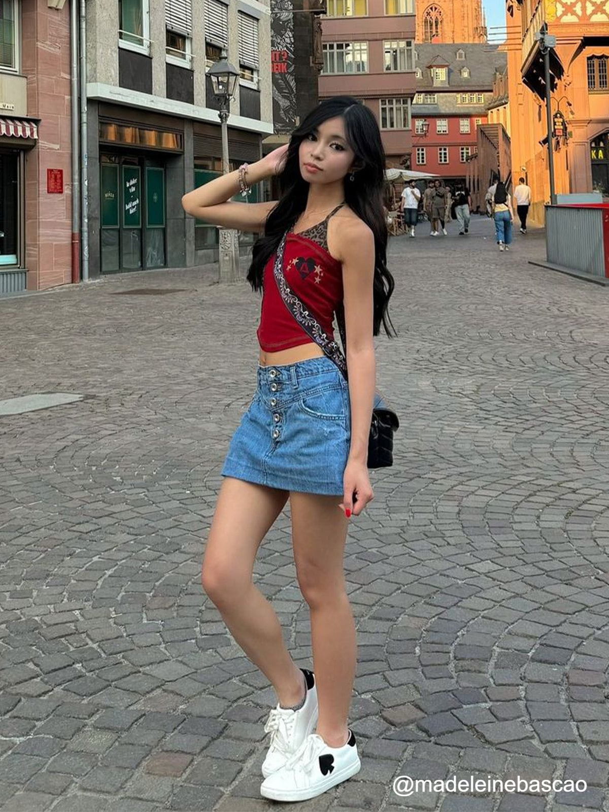 Leopard Print Patchwork Cami Top
