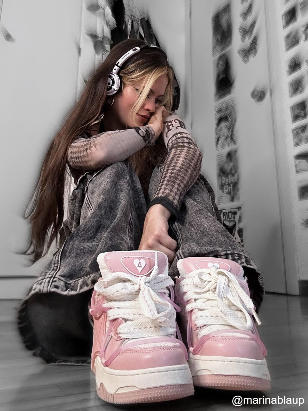 StarryClimb Color Blocking Patchwork Shoes