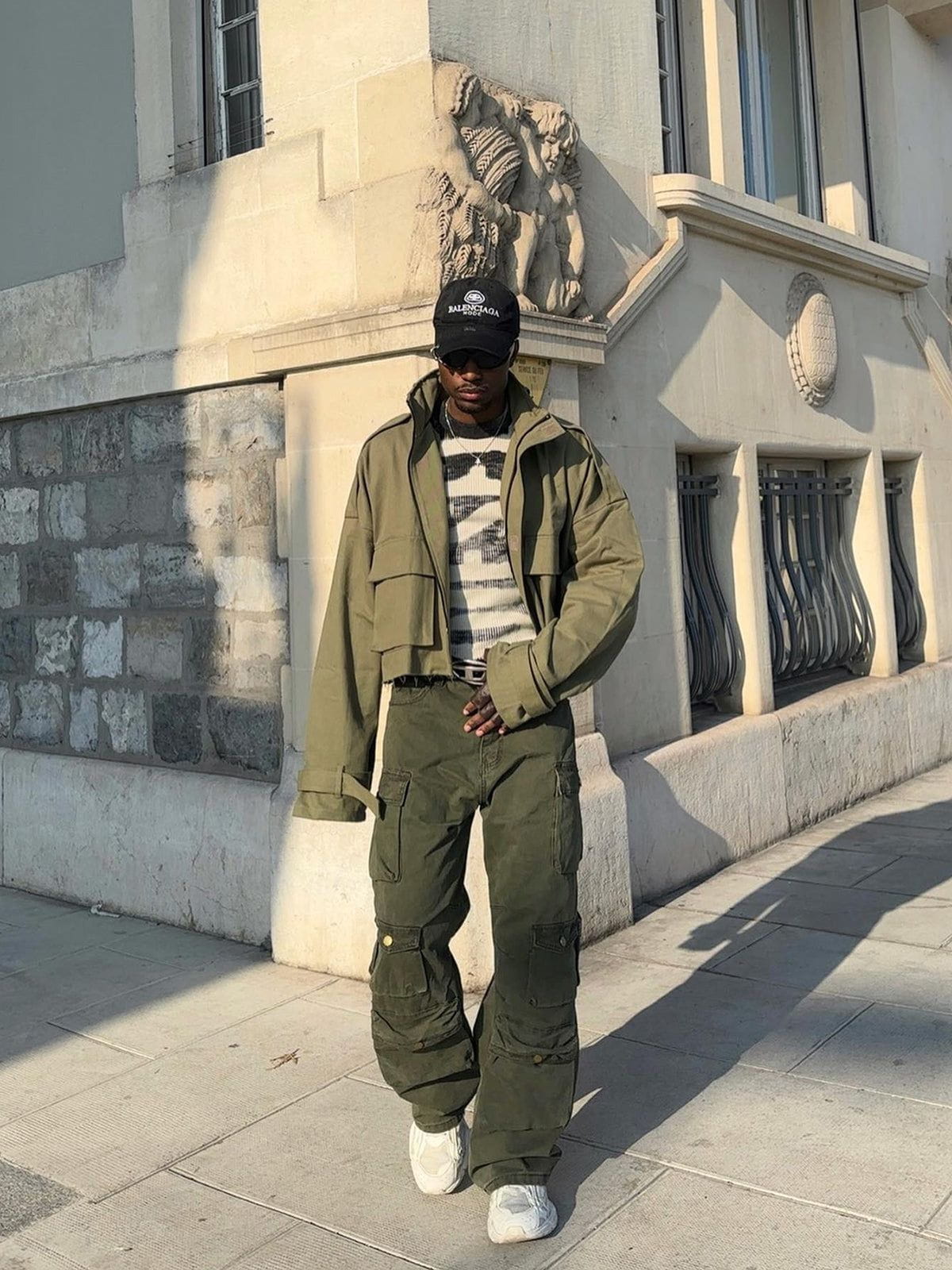 Vintage Multi-pocket Cargo Pants