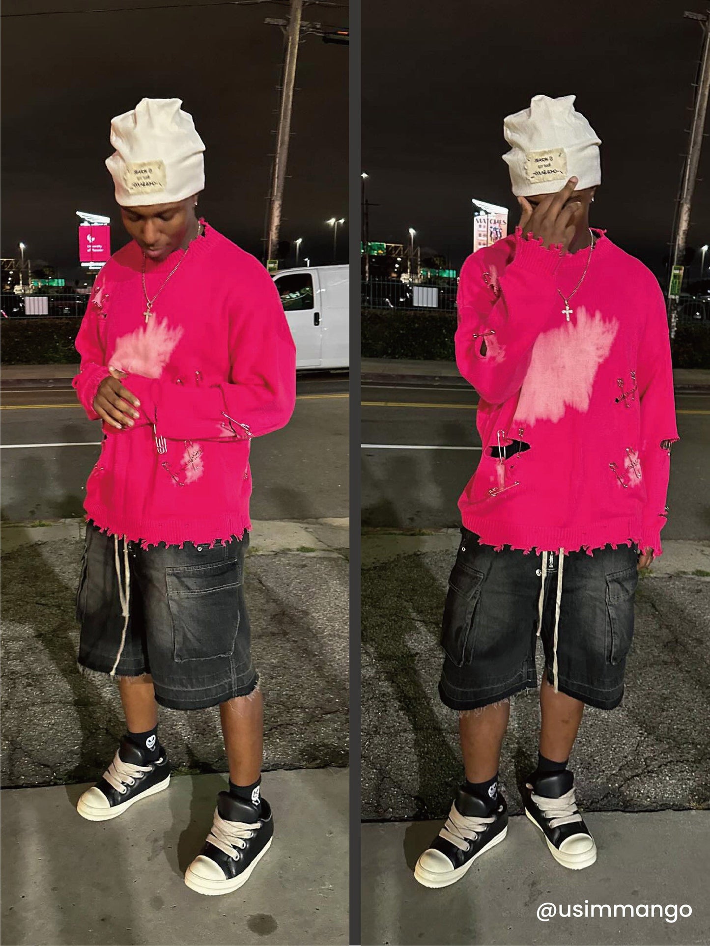 Drawstring Washed Jorts