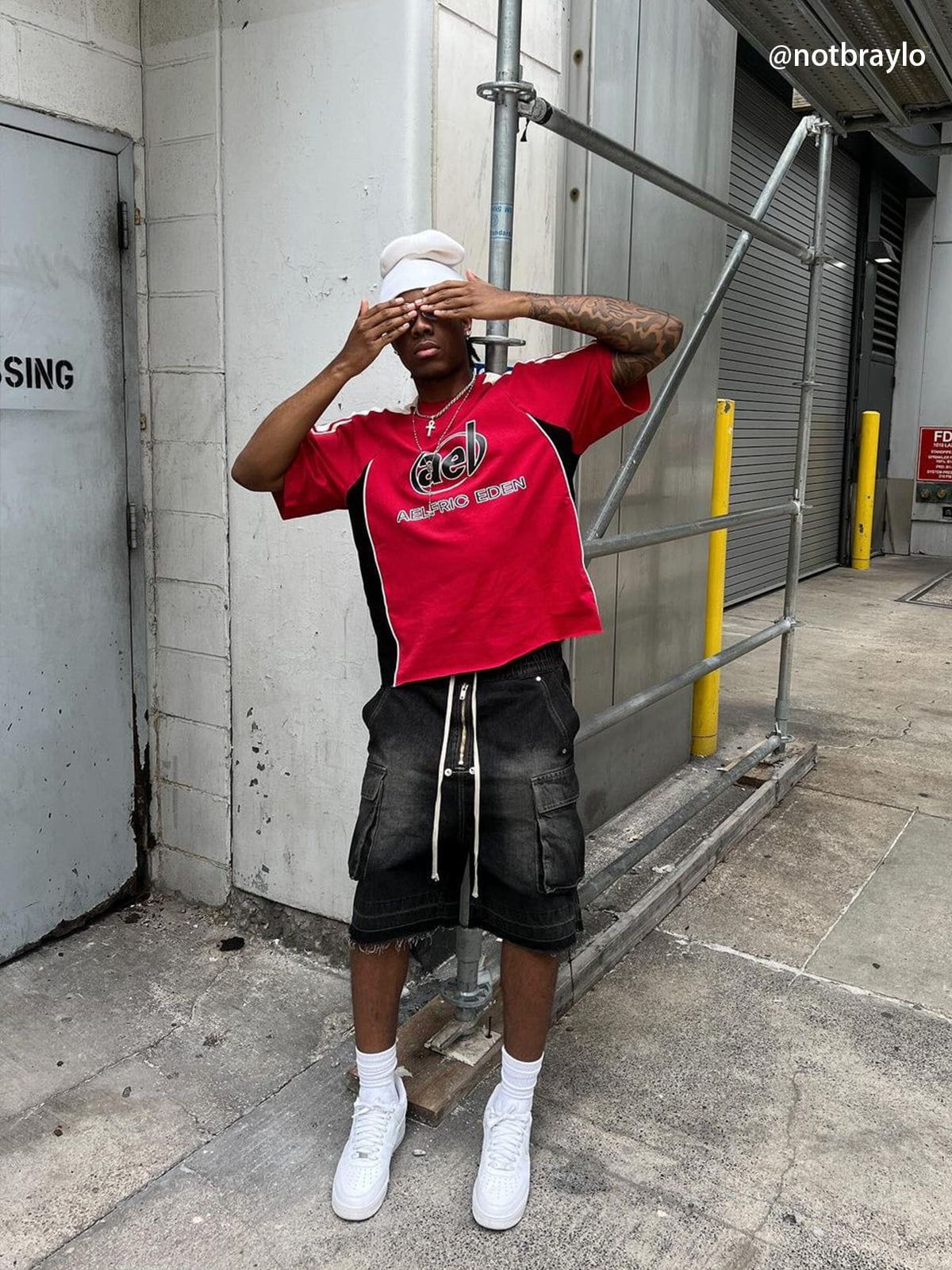 Drawstring Washed Jorts