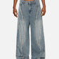 Fringe Baggy Jeans