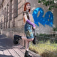Star Tassel Patch Gradient Jorts