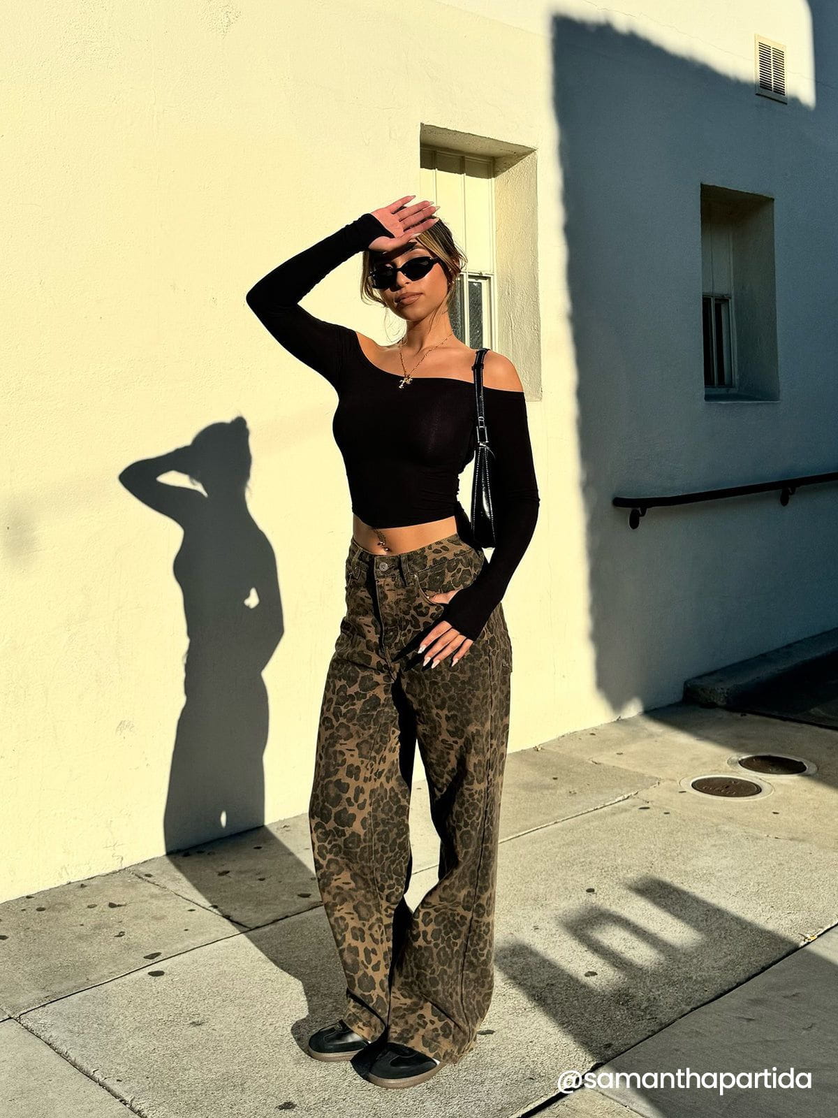 Leopard Print Jeans