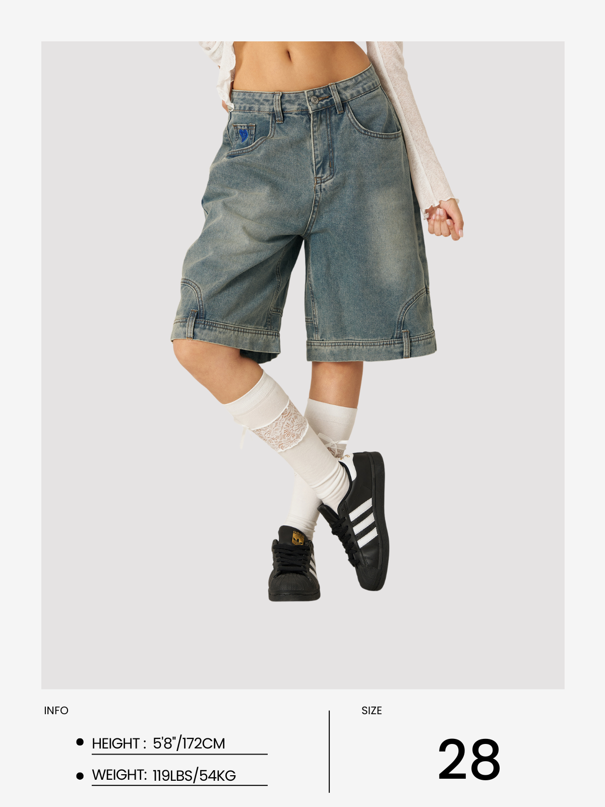 Washed Reverse Jorts