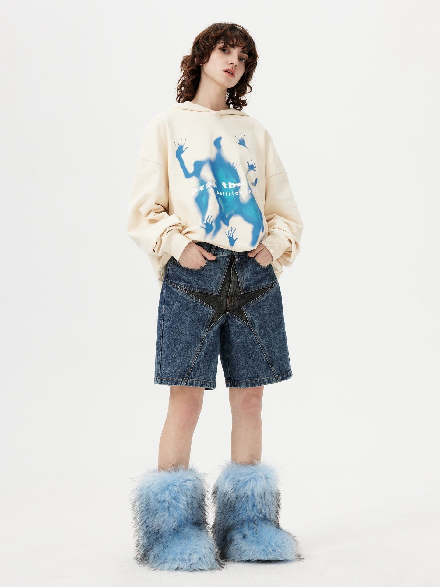 Star Patchwork Jorts